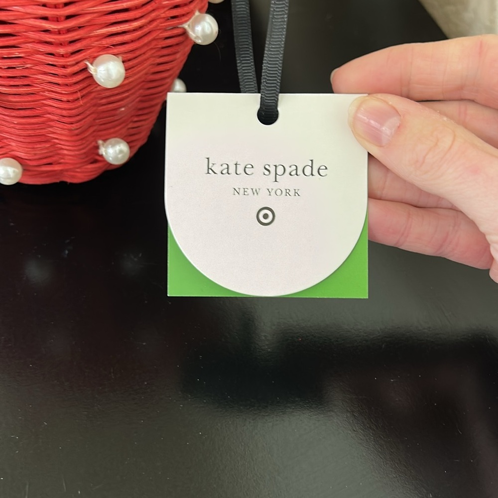 Kate Spade Red and Green Mini Bag with Strawberry Design - Picture 7 of 11